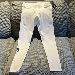 Adidas - New With Tags - Men’s White Training Tights